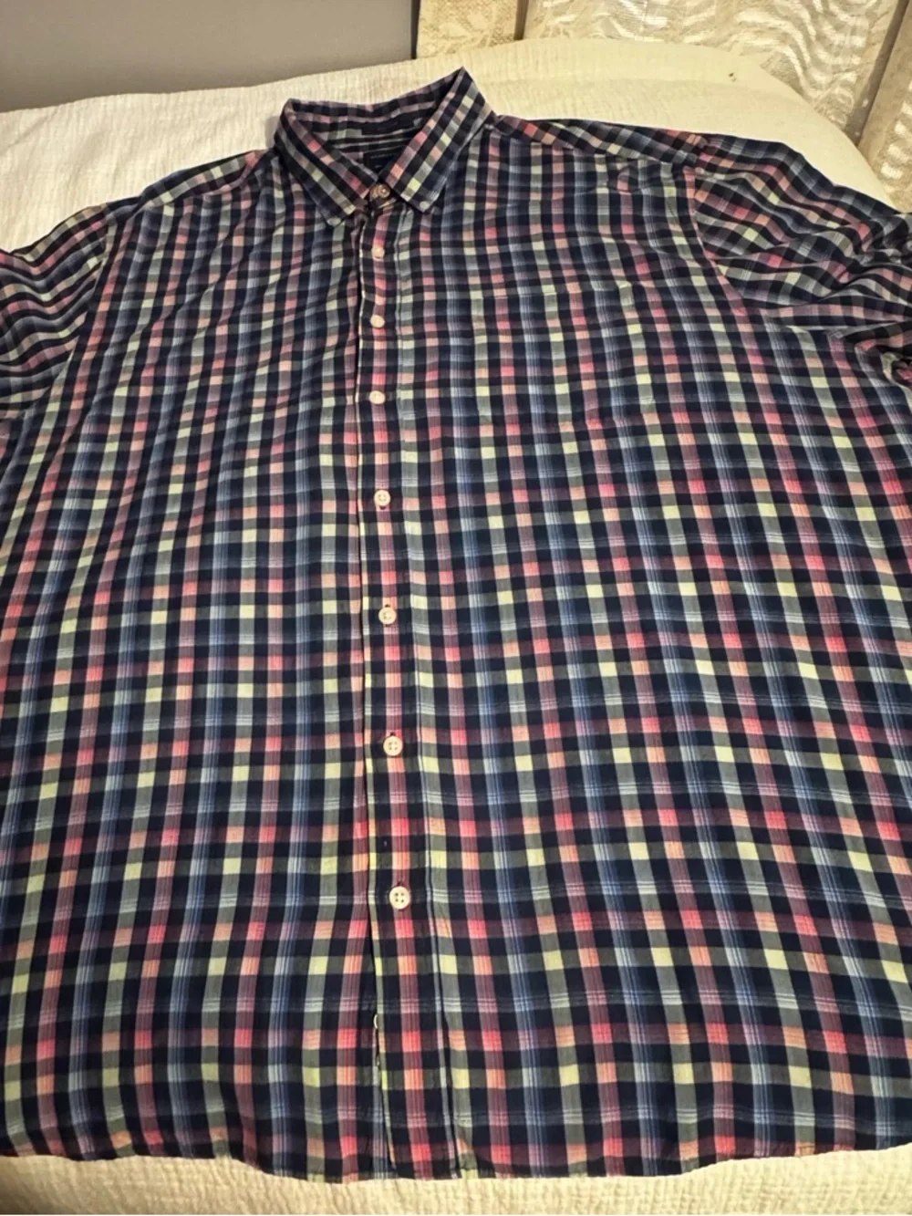 Saddlebred Big & Tall Men’s Short Sleeve Button Up Shirts Lot Of Three Size 3X - Picture 6 of 11
